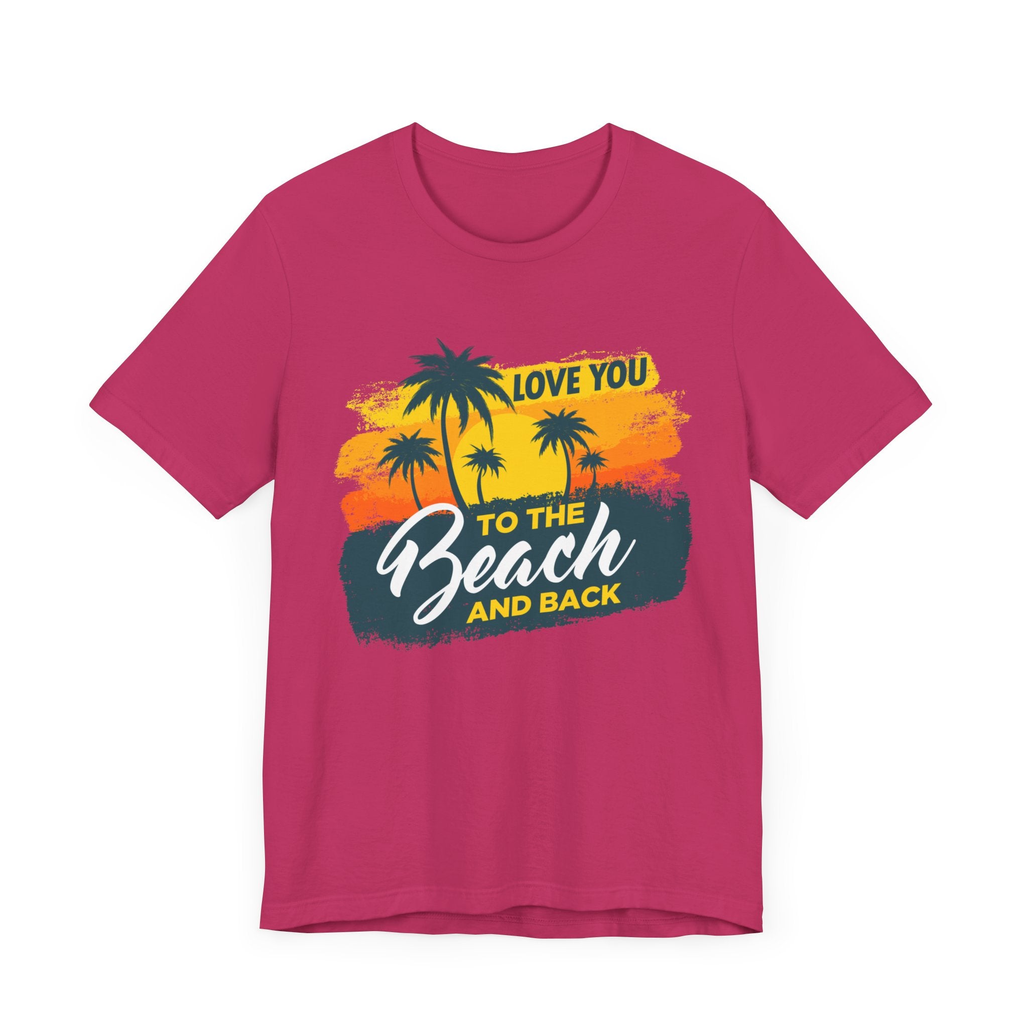 Je t’aime à la plage Tee unisexe 