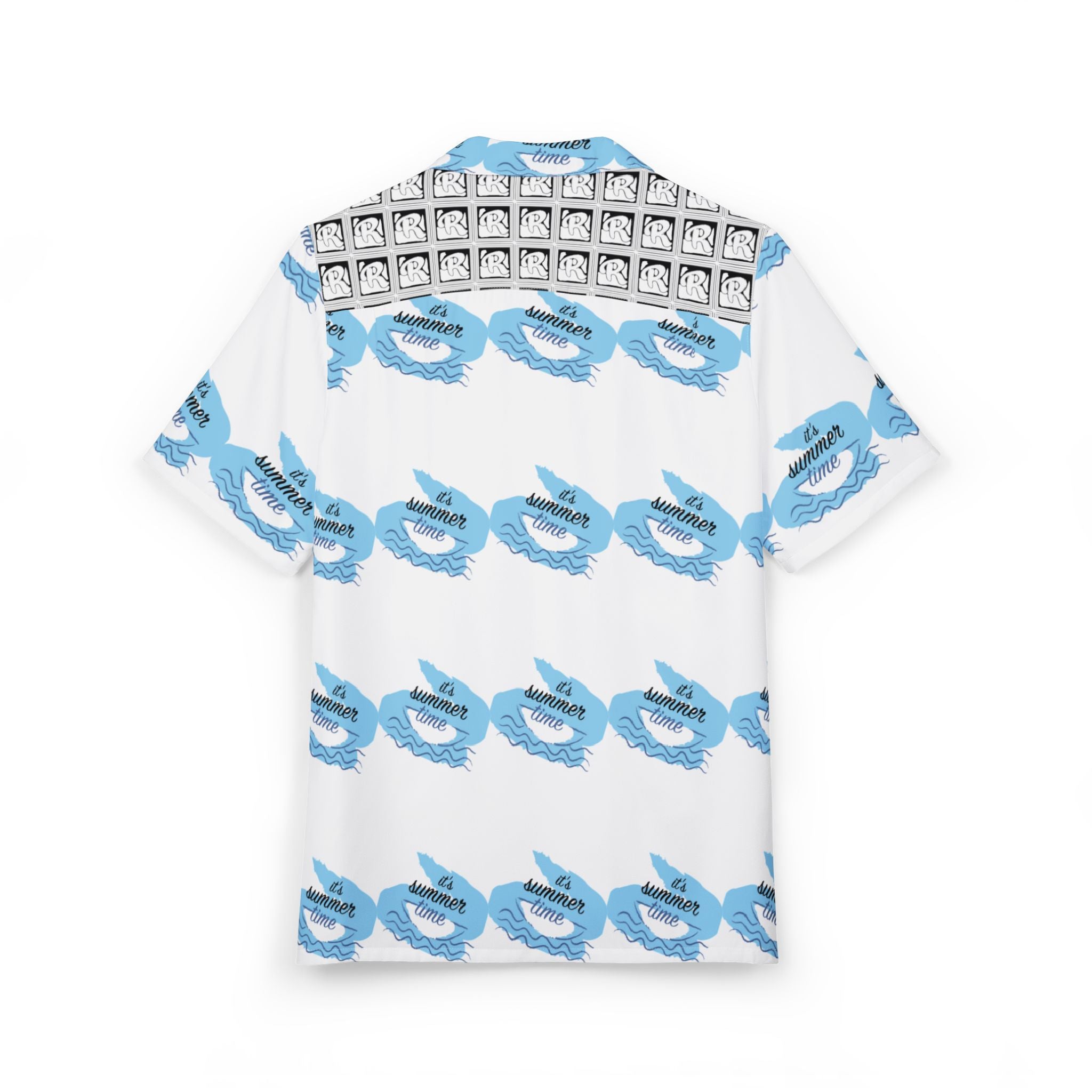 Button-Down Shirt R-Sommer Time Hawaiian Print