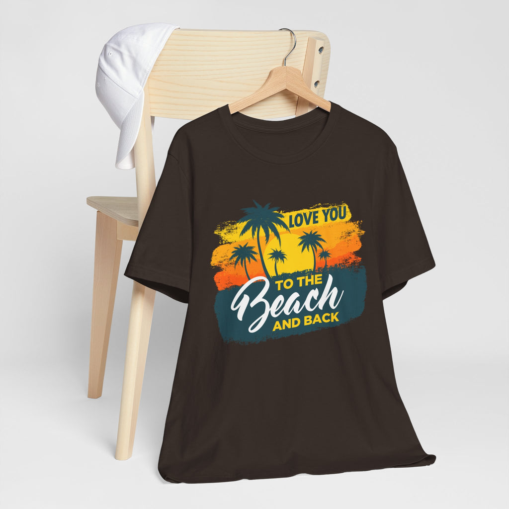 Je t’aime à la plage Tee unisexe 