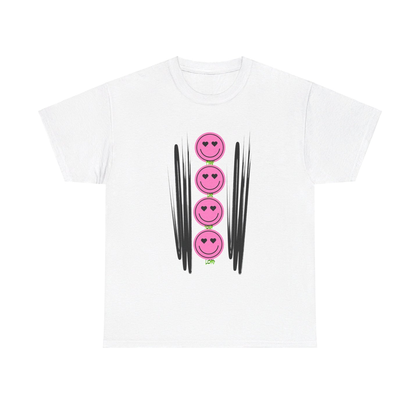 RCNSONS Unisex Heavy Cotton Smileys Tee