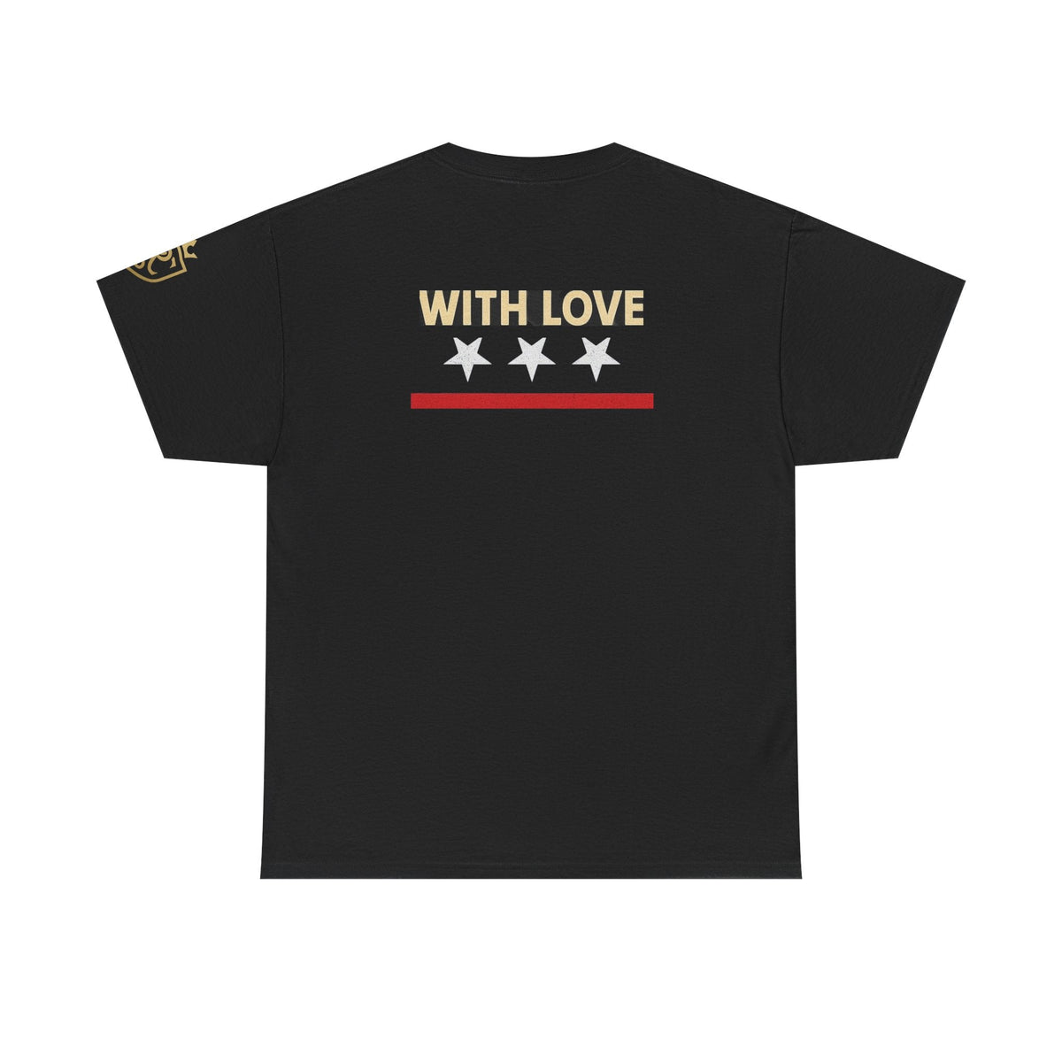 Stylish Unisex Heavy Cotton Tee - 'With Love' Statement Shirt, Casual Wear, Gift for Her, Gift for Him, Everyday Comfort Printify