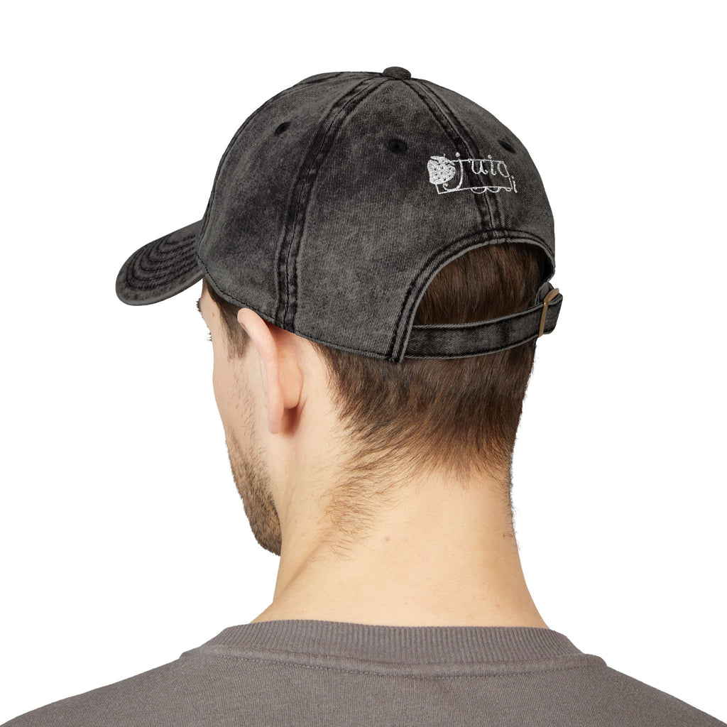Embroidered Vintage Cap - Juic Cap Design