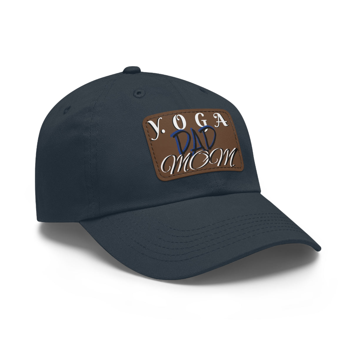 Yoga Dad Hat with Leather Patch