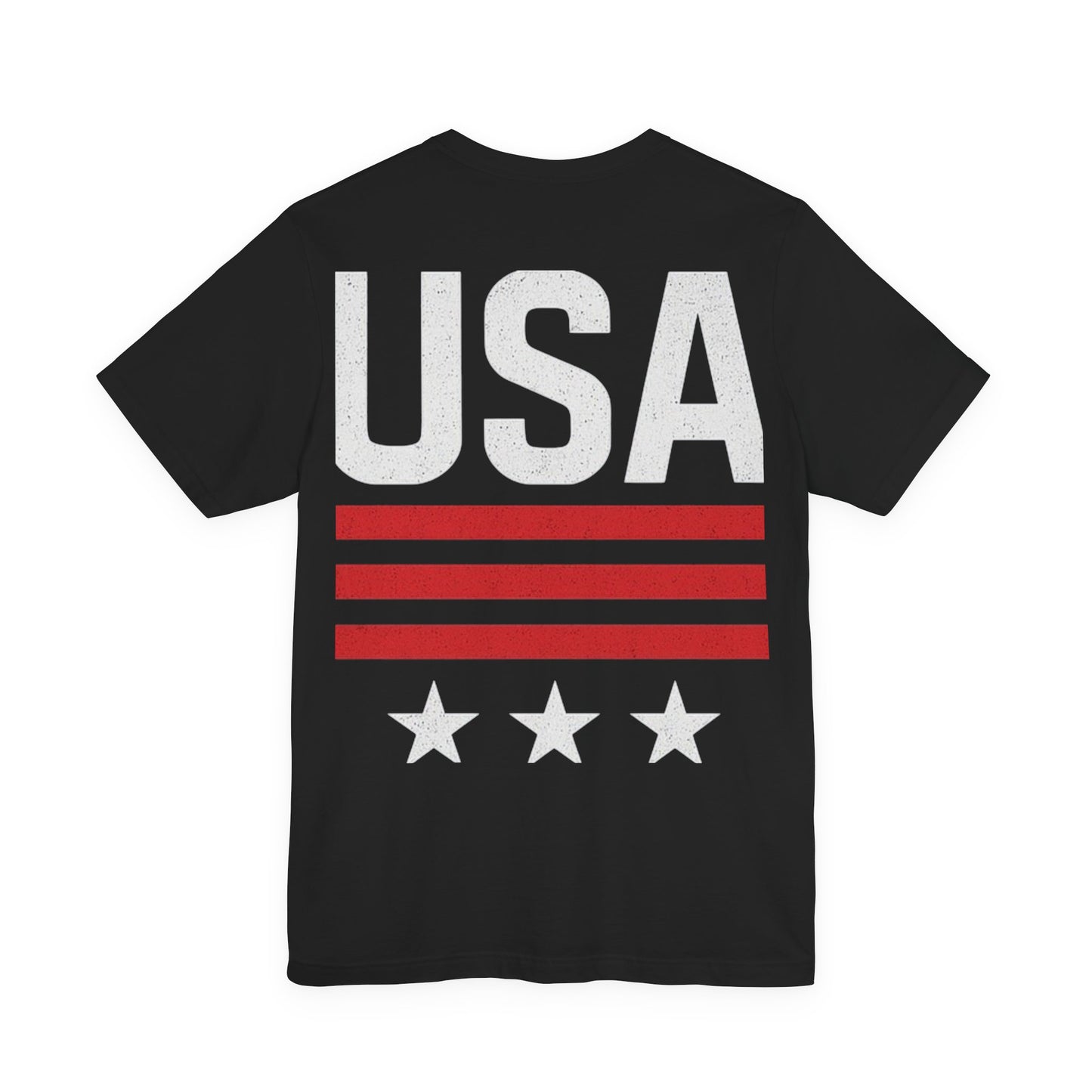 Patriotic USA Tee, Unisex Short Sleeve T-Shirt, July 4th Celebration Shirt, American Pride Apparel, Casual Summer Wear, Gift for Patriot