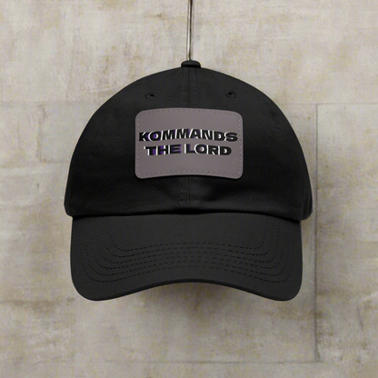 Dad Hat - Kommands The Lord Leather Patch Cap