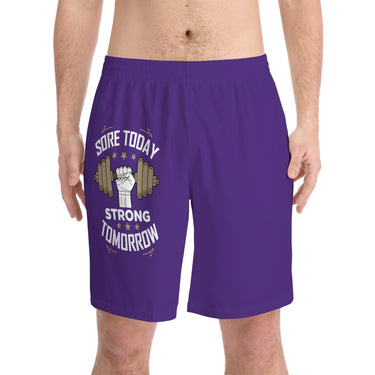 Men's Elastic Beach Shorts (AOP)