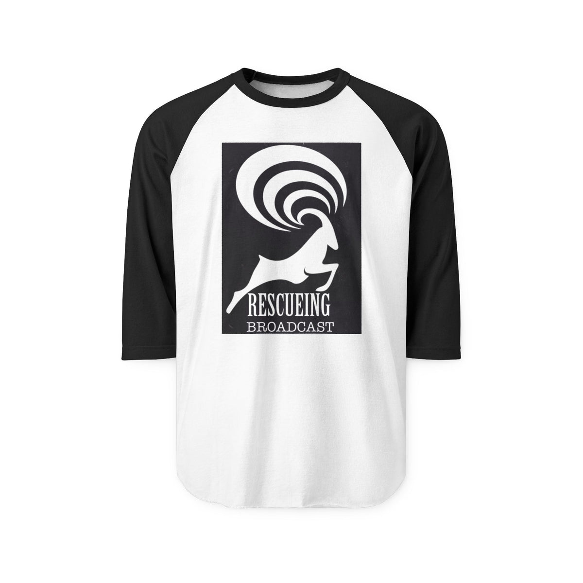 Rugged Rescue Raglan Shirt, Casual Tee for Animal Lovers, Perfect Gift for Wildlife Advocates, Unique Sports Shirt, Eco-Conscious Fashion