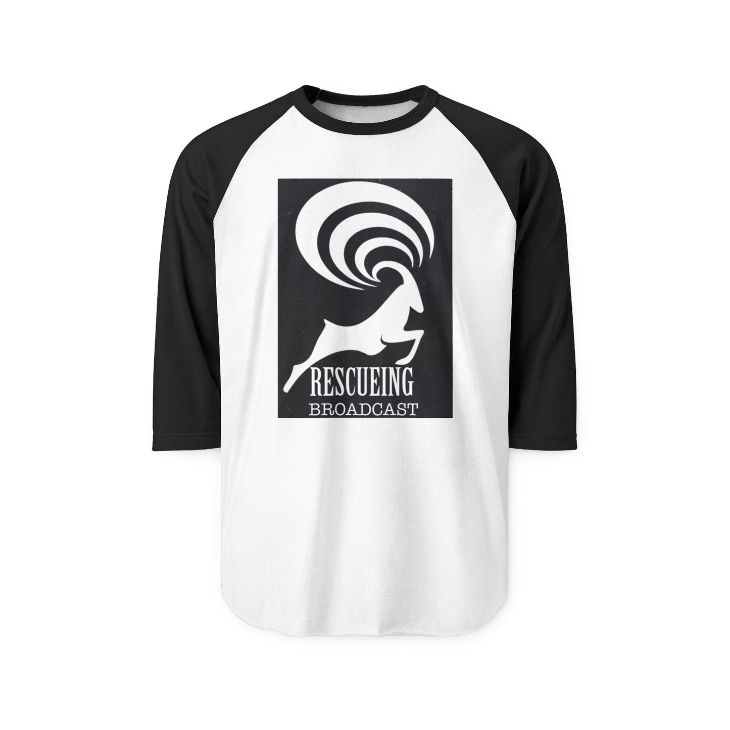 Rugged Rescue Raglan Shirt, Casual Tee for Animal Lovers, Perfect Gift for Wildlife Advocates, Unique Sports Shirt, Eco-Conscious Fashion