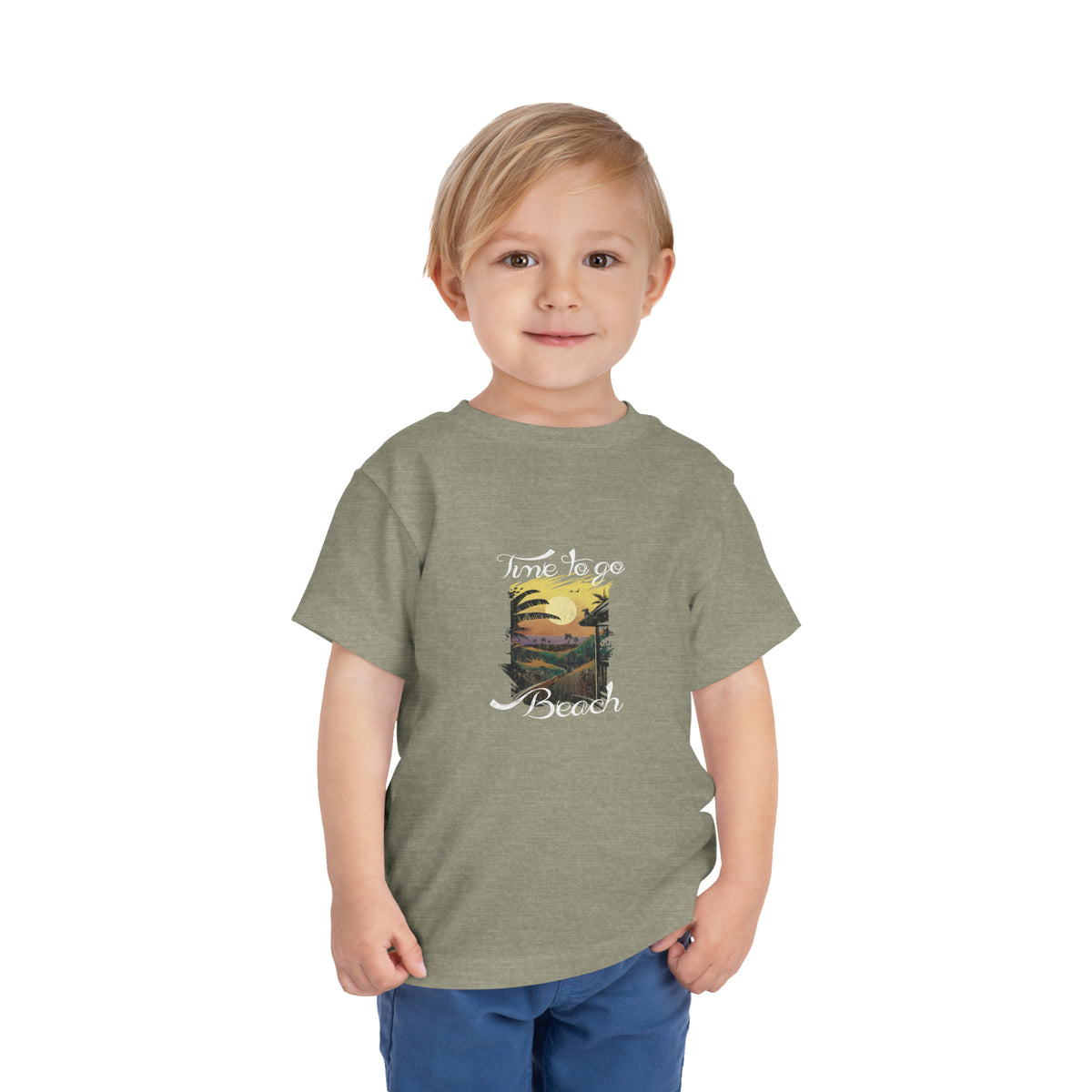 Time To Go Beach Toddler Tee