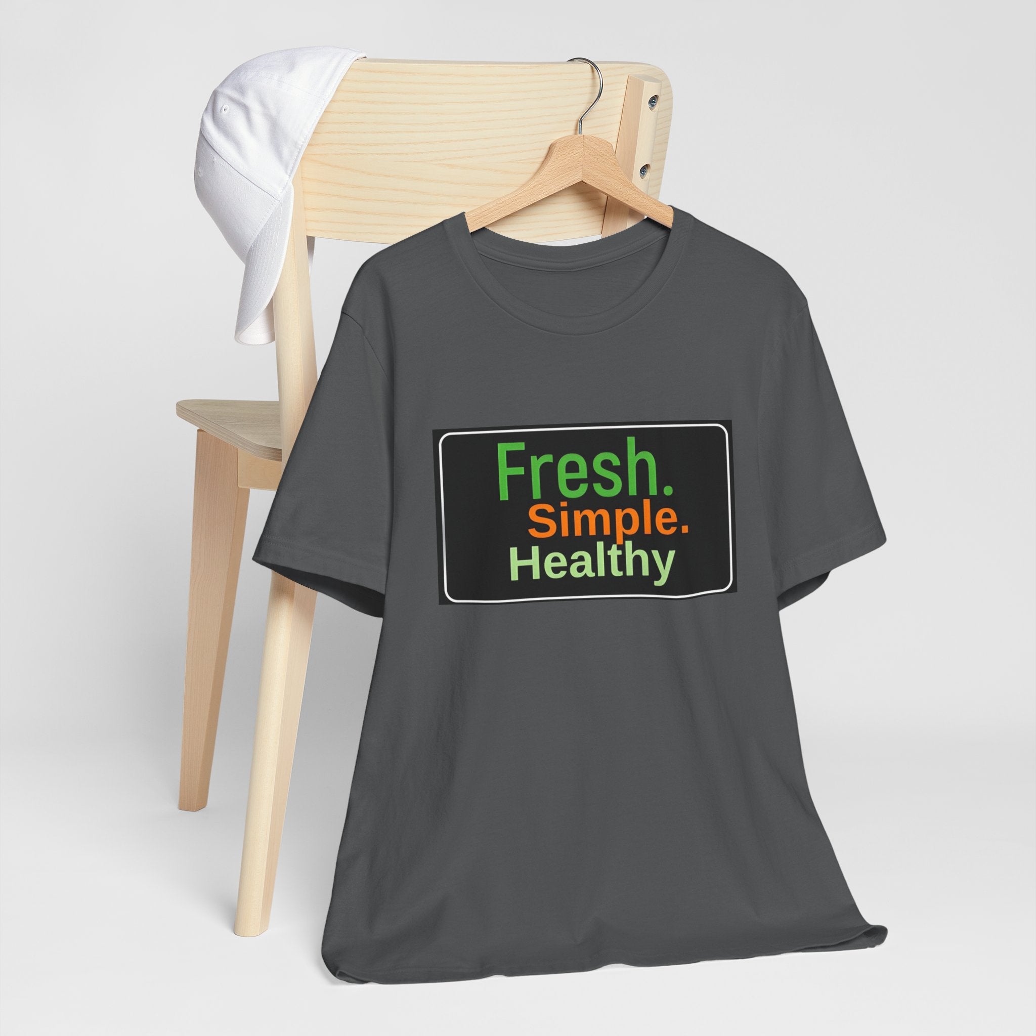 Unisex Fresh Simple Short Sleeve Tee