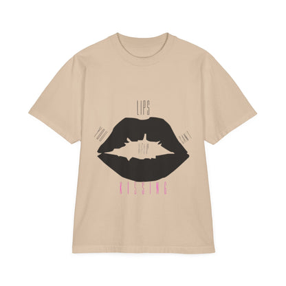 Unisex Graphic T-Shirt, Kiss Print Tee, Trendy Streetwear, Gift for Her, Casual Wear, Summer Style, Statement Shirt Printify