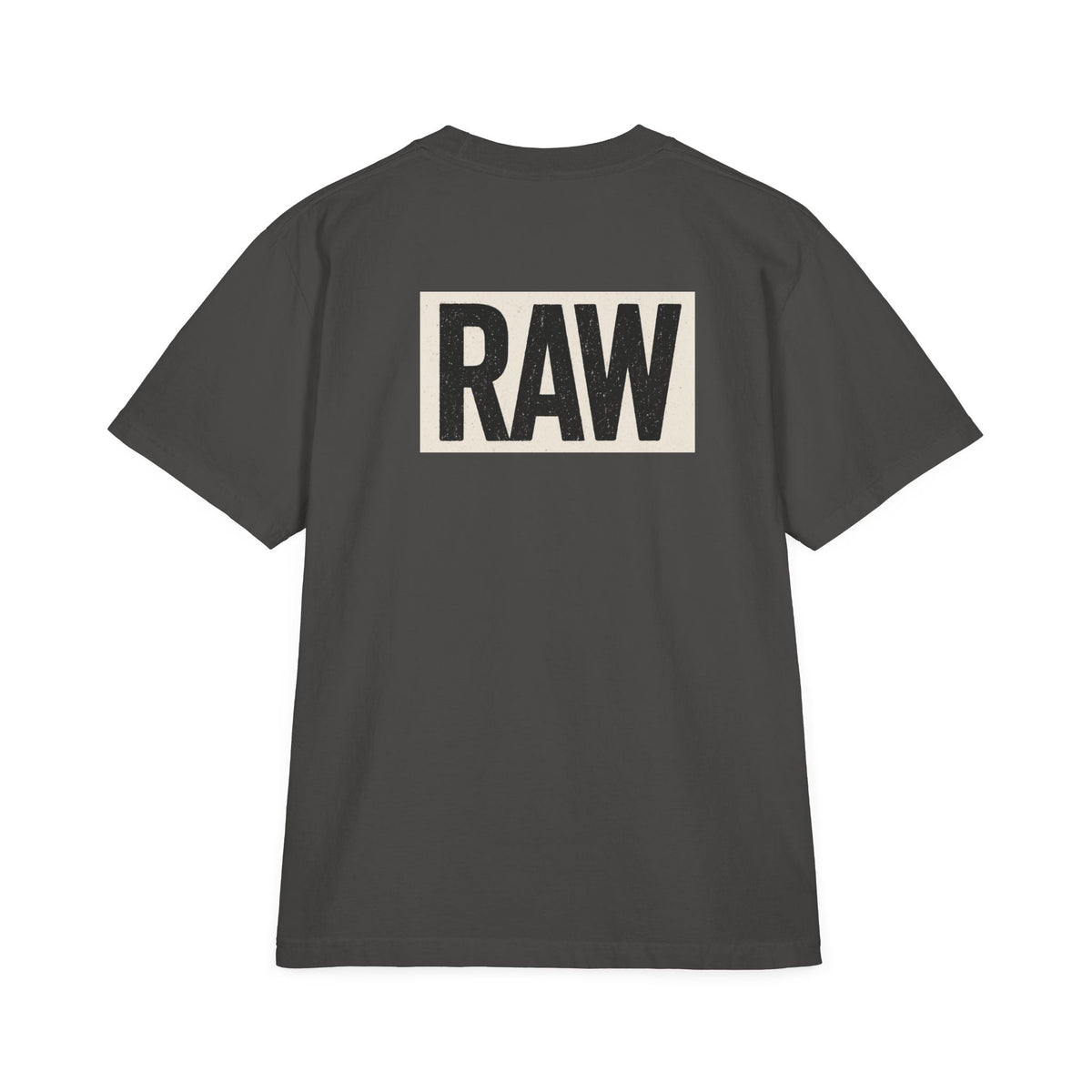 Stylish Unisex Graphic T-Shirt with 'RAW' Print, Casual Streetwear, Everyday Wear, Gift for Friends, Fashionable Basics Printify