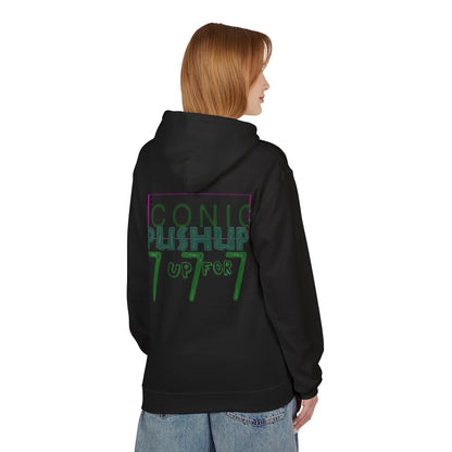 Iconic Push-Up Fleece Hoodie - Trendy Unisex Sweatshirt