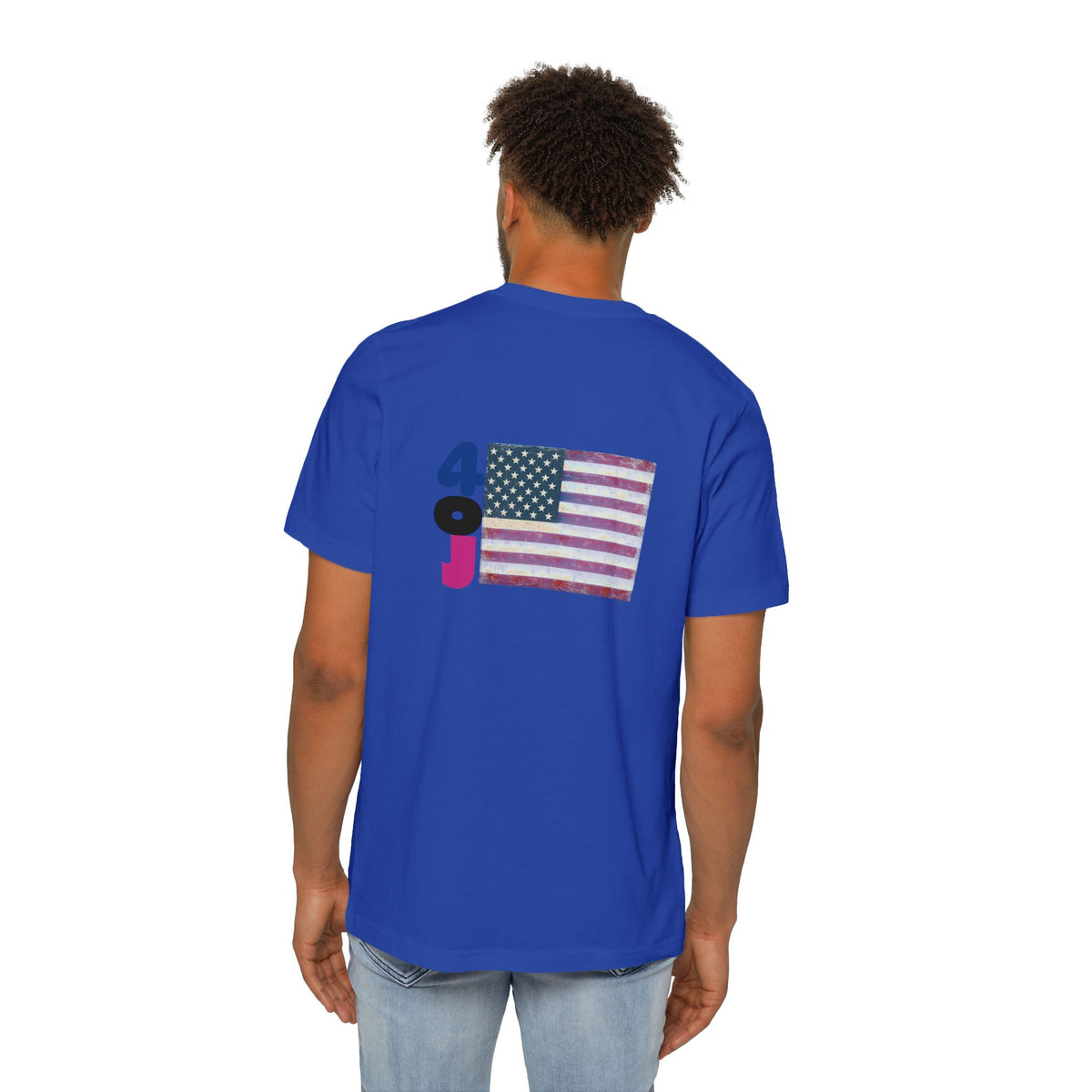 USA Flag Short-Sleeve T-Shirt, Patriotic Tee for Independence Day, Casual Wear, Gift for Veterans, Summer Style