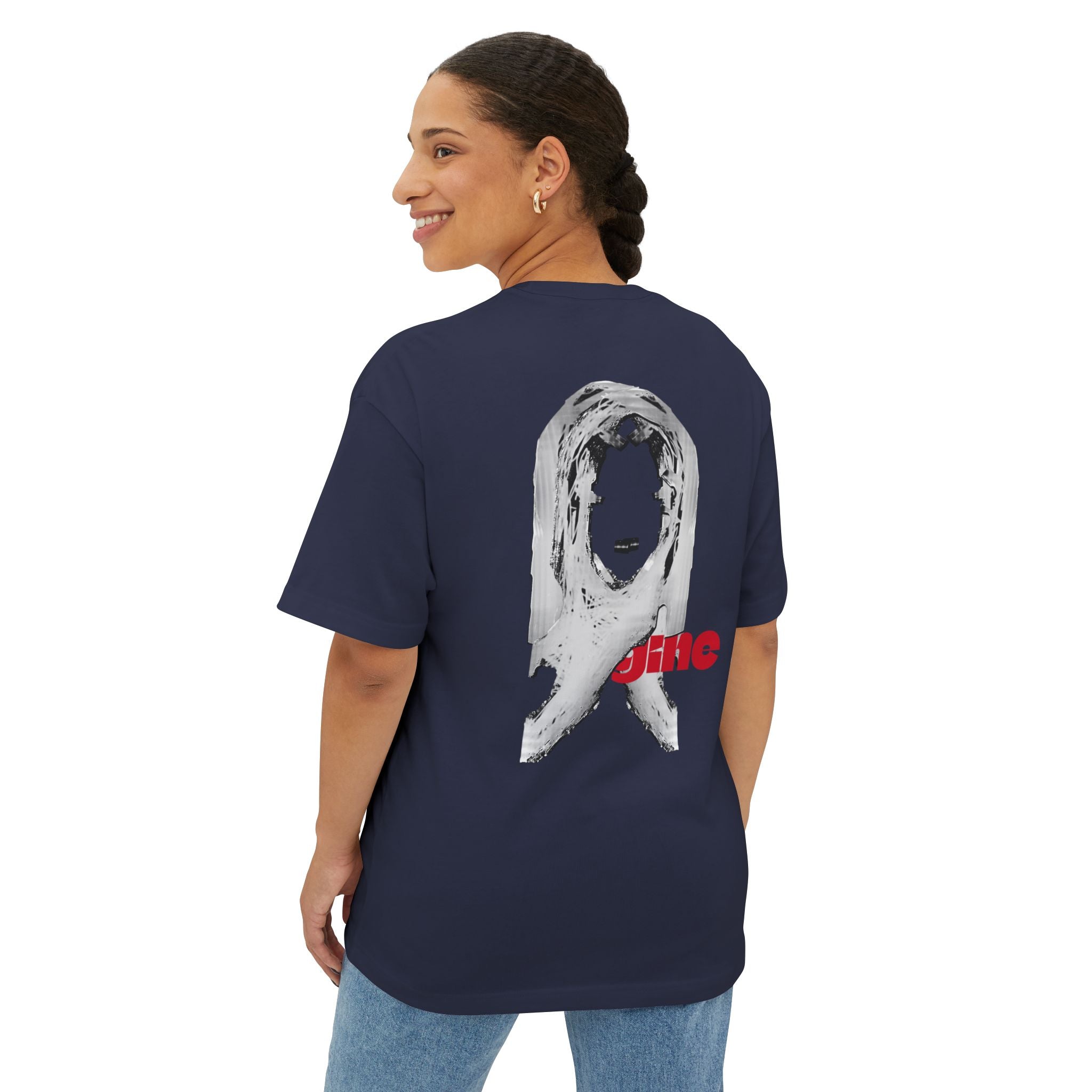 Oversized Boxy Tee - Unique Gine Design