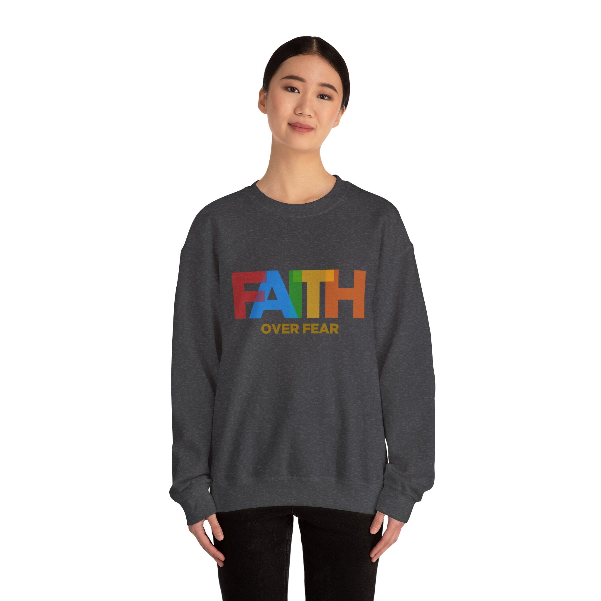 Sweat-shirt unisexe Faith Over Fear 
