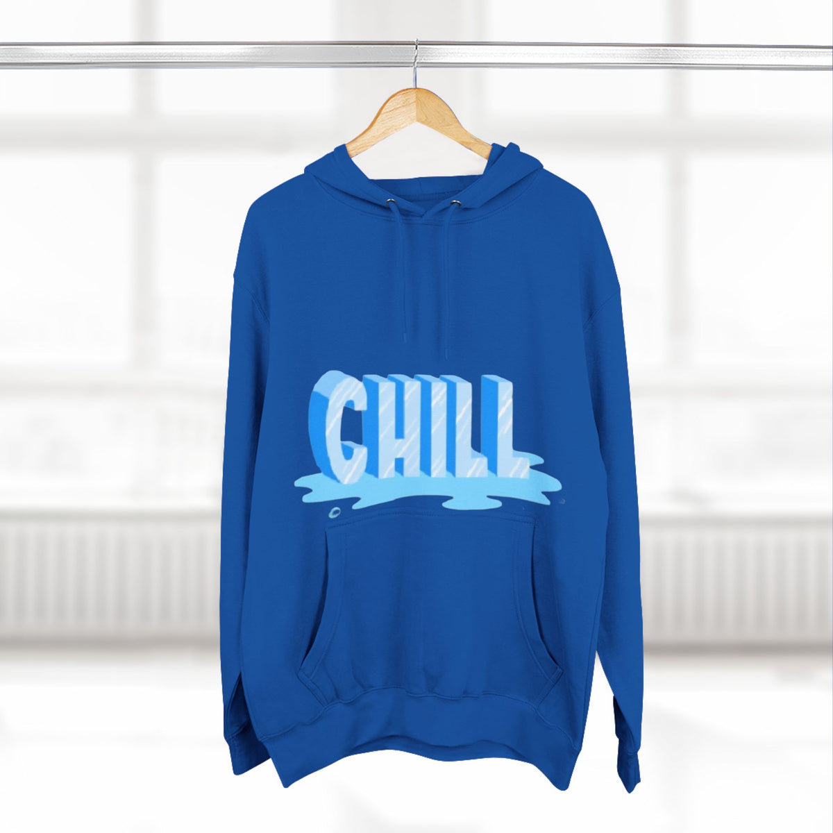 Unisex Three-Panel Fleece Chill Hoodie