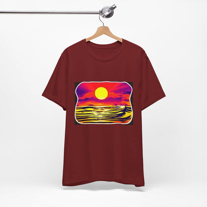 RCNSONS Unisex Short Sleeve Sunset Tee