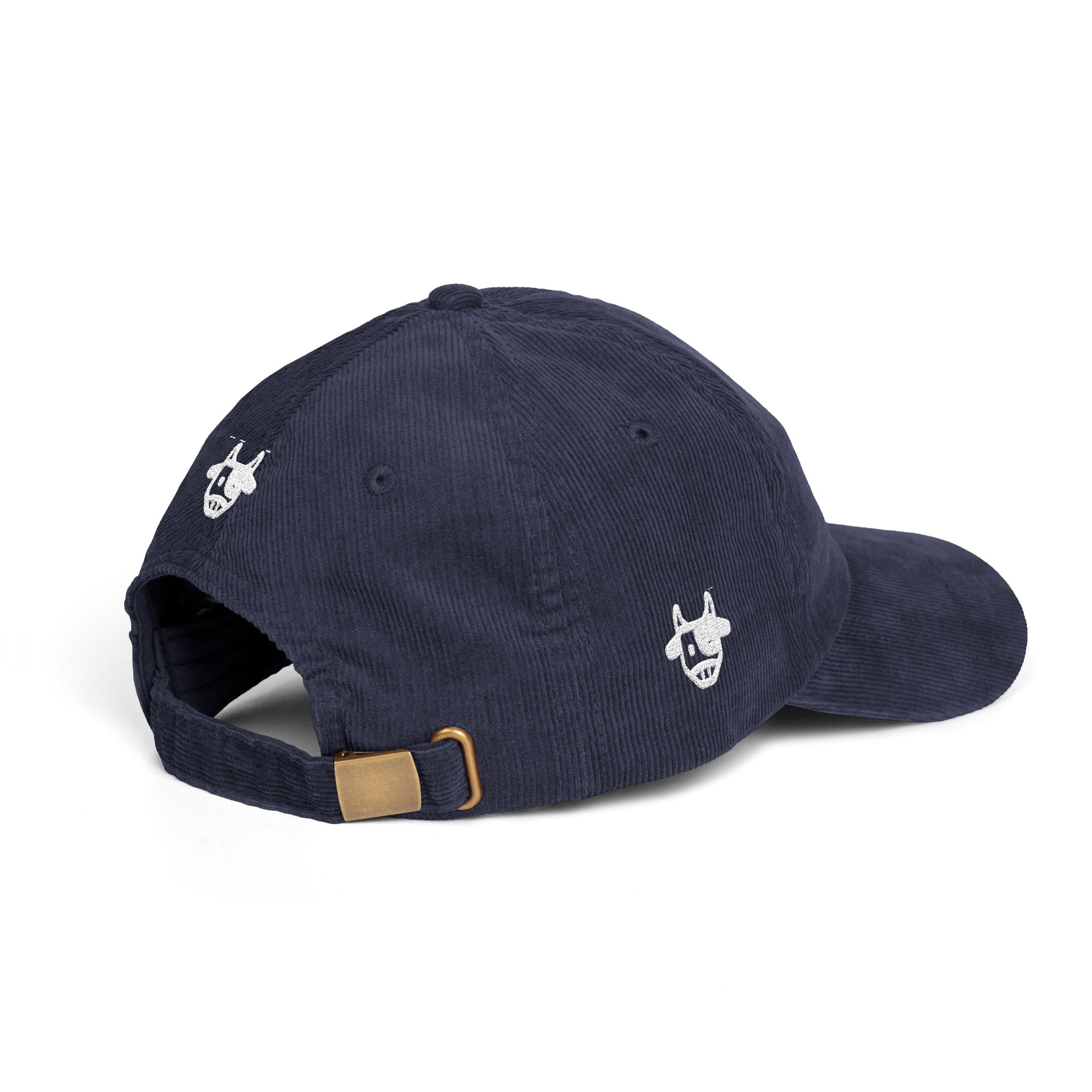 Corduroy Cap with Embroidered Design, Trendy Accessories for Fashion Lovers, Unique Gift for Holidays, Casual Daily Wear Printify