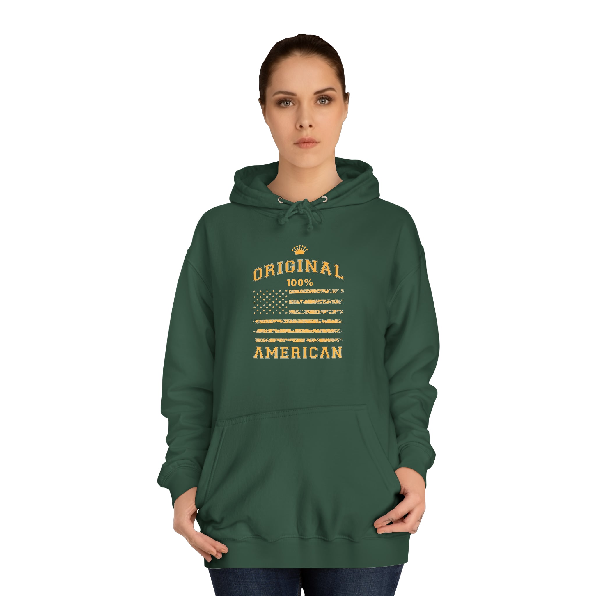 Sweat à capuche unisexe original 100% américain 