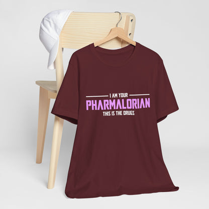 Je suis votre pharmacolorien, c’est le tee-shirt unisexe des médicaments 