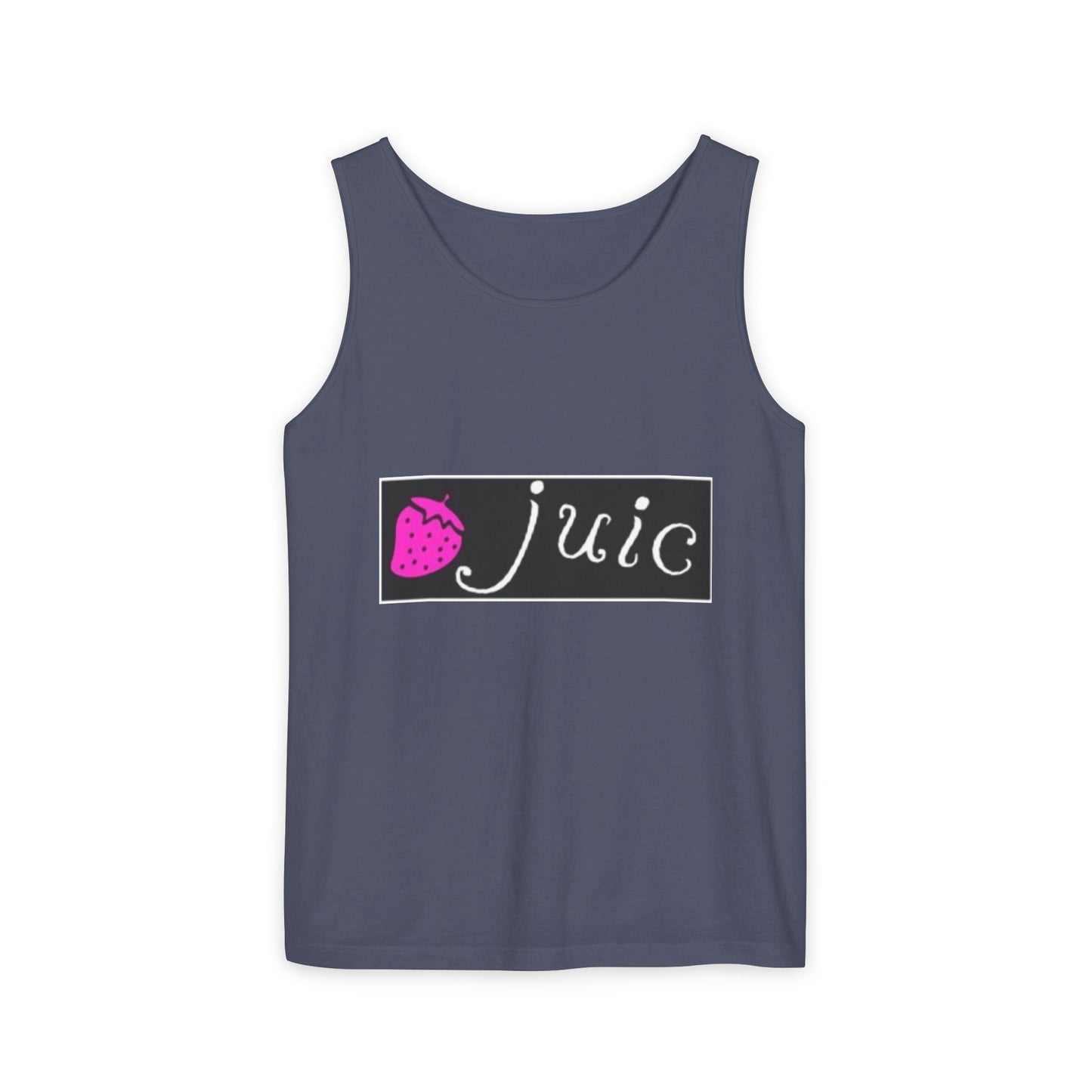 Juice-Themed Unisex Tank Top, Perfect for Summer Outings, Pool Parties, and Fruit Lovers