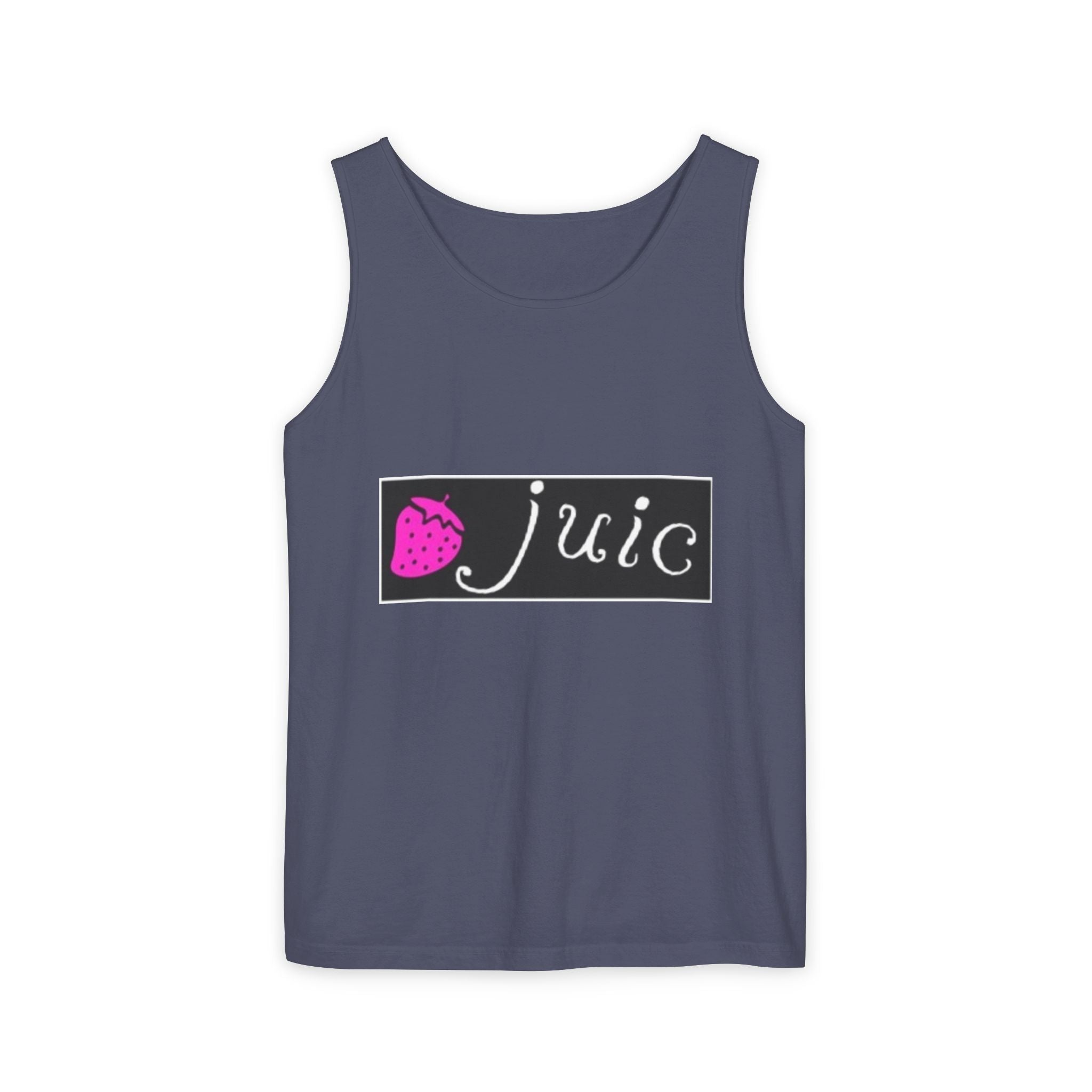 Juice-Themed Unisex Tank Top, Perfect for Summer Outings, Pool Parties, and Fruit Lovers