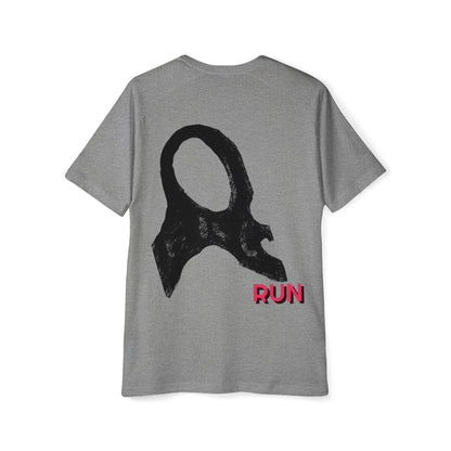 Men's Raglan T-Shirt with Frc Art Run Design Printify