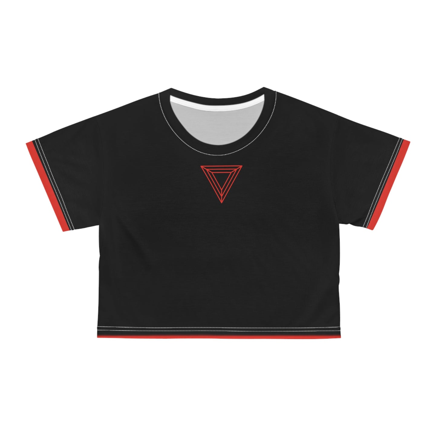 Trendy Cropped Tee, Casual Chic Top, Summer Fashion, Festival Wear, Everyday Style, Gift for Her, Edgy Graphic Tee Printify