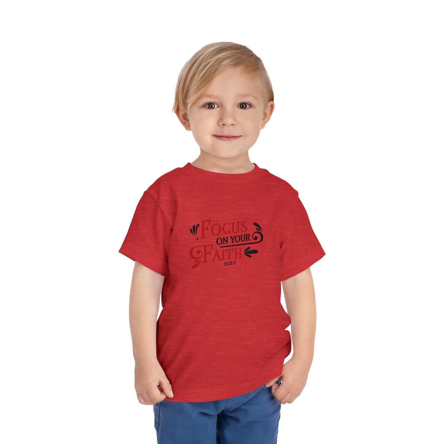 Focus On Your Faith Toddler Tee