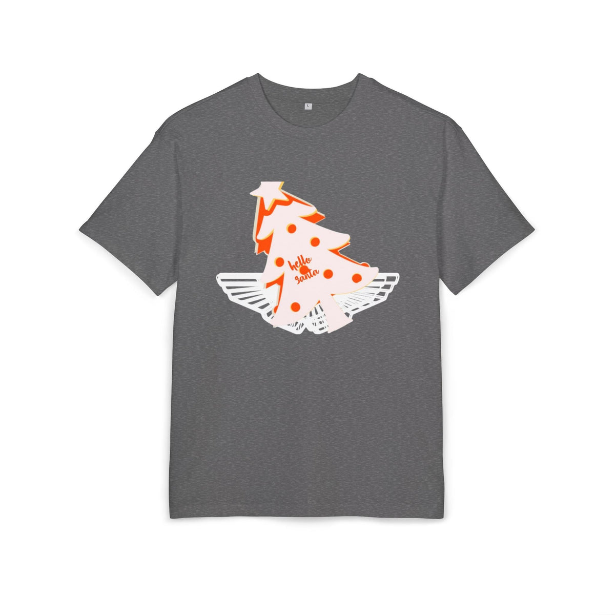 Christmas Oversize Tee - hello Santa Printify