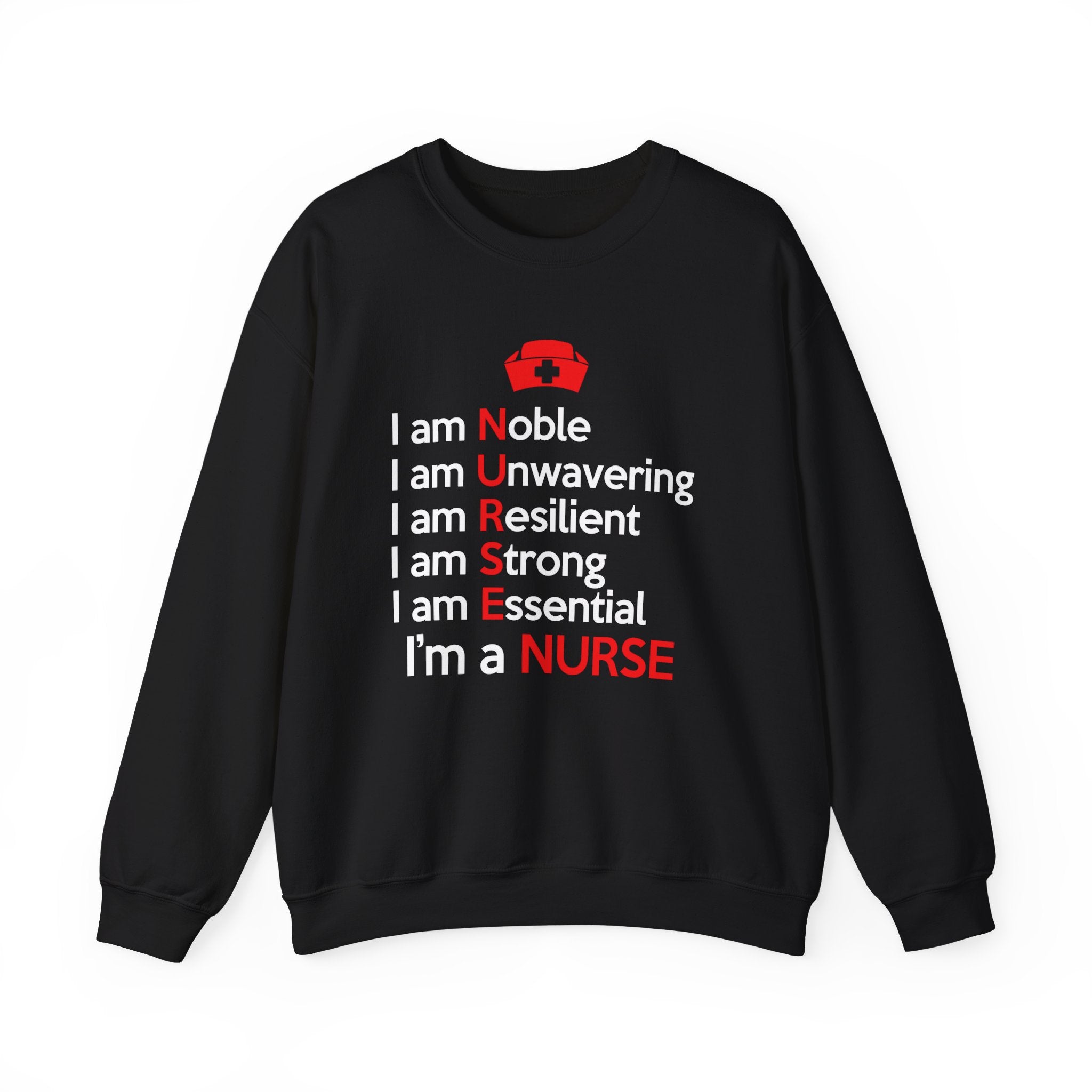 Je suis noble, je suis un sweat-shirt unisexe inébranlable 