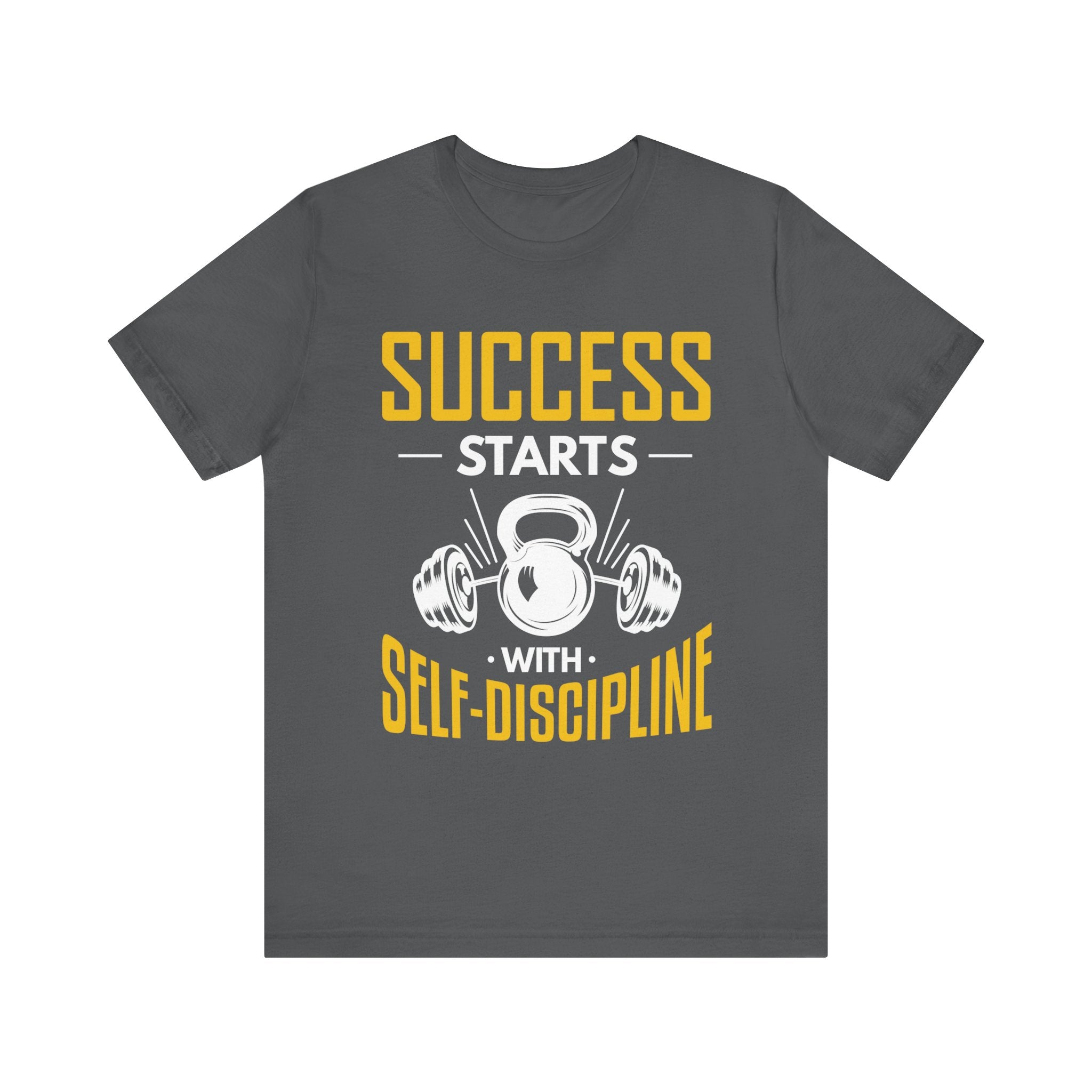 Le succès commence par le tee-shirt unisexe d’autodiscipline 
