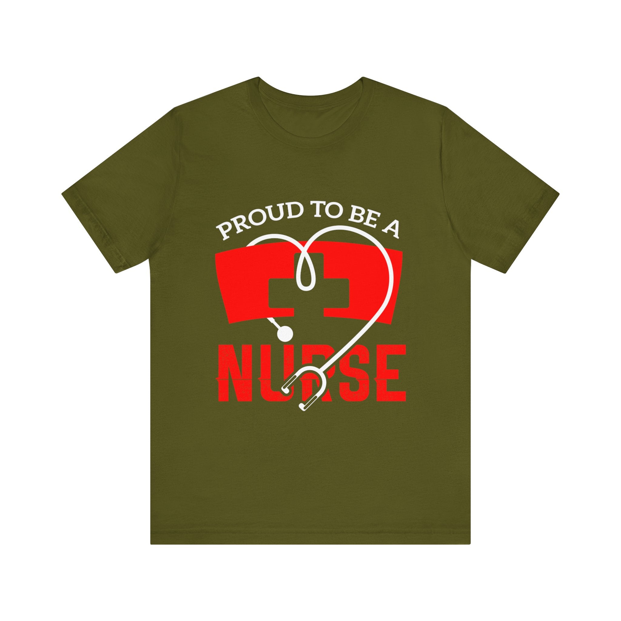 Fier d’être un tee-shirt unisexe infirmière 