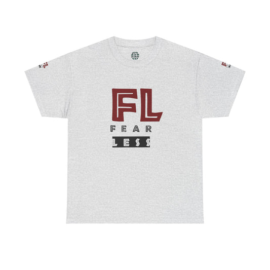 Fearless Graphic Unisex Heavy Cotton Tee - Bold Statement Shirt