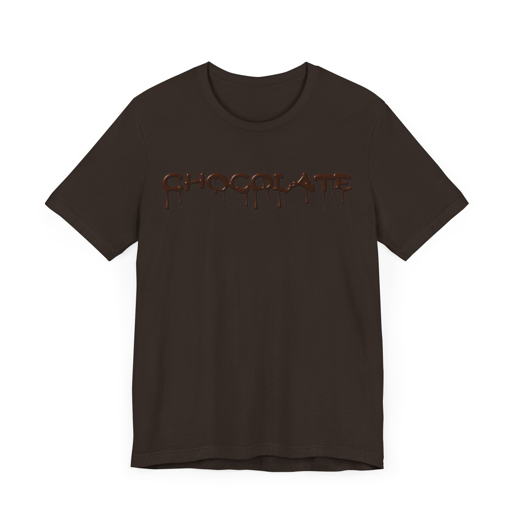 Unisex Jersey Short Sleeve Chocolate Tee