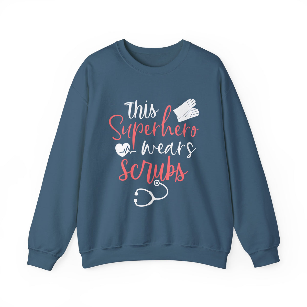 son super-héros porte des gommages Sweat-shirt unisexe 