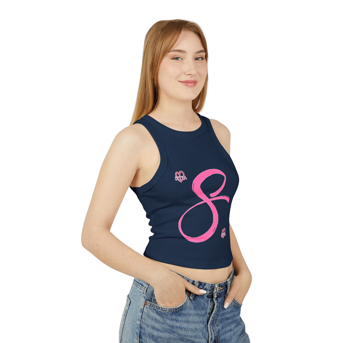 RCNSONS Micro Rib Racer Tank Top