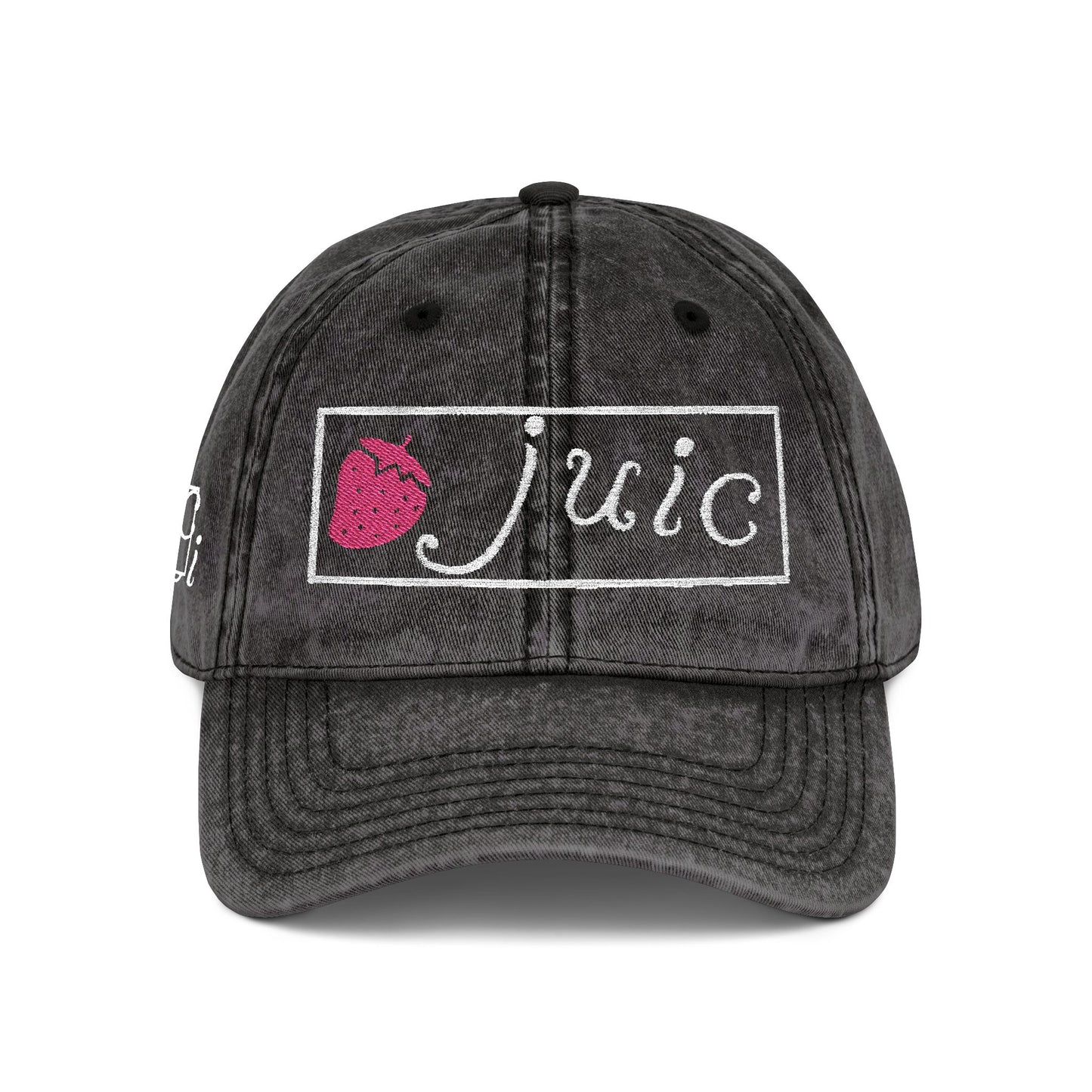 Embroidered Vintage Cap - Juic Cap Design