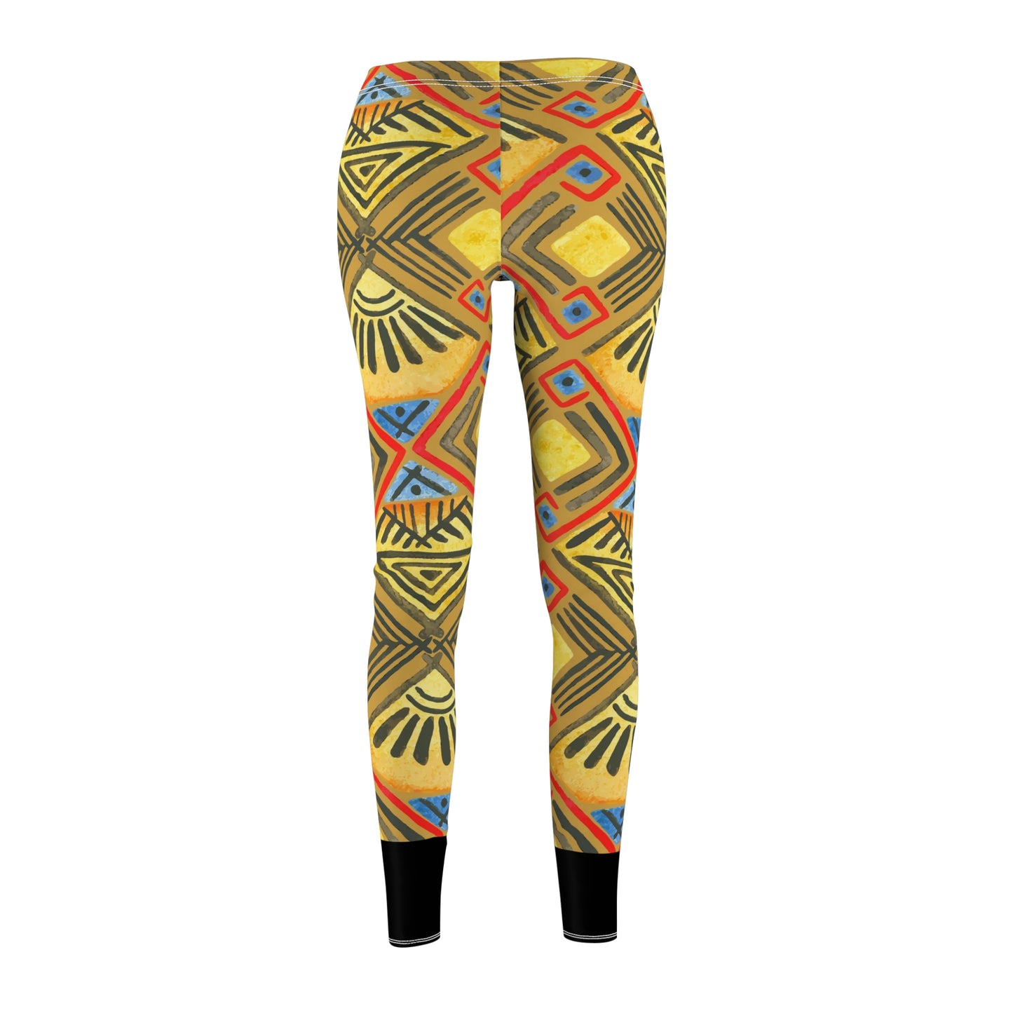 Women's Cut & Sew Abakwa Casual Leggings (AOP)
