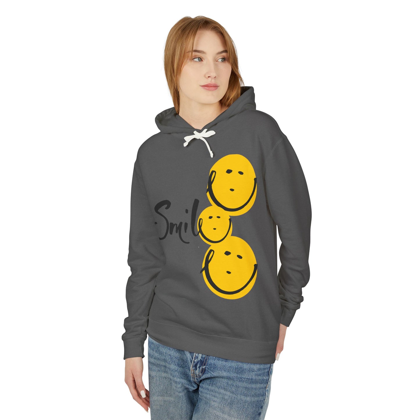 Smile Lightweight Hooded Sweatshirt