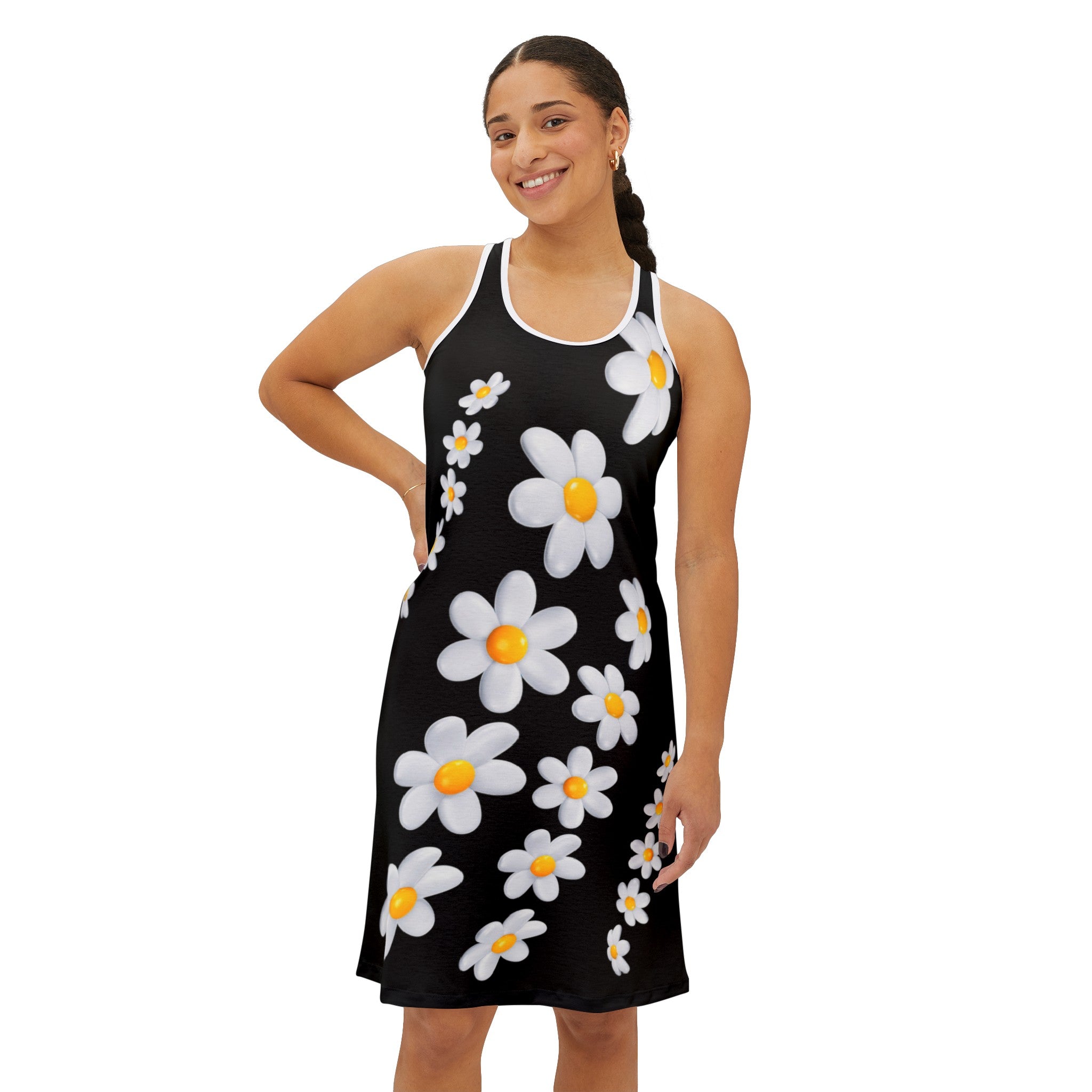 Women's Racerback GLITTER ROSE Dress (AOP)
