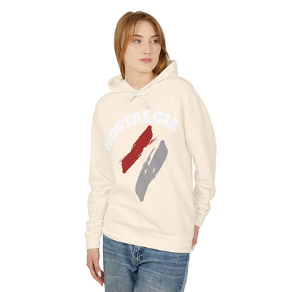 Nostalgia Hoodie: Unisex Lightweight Sweatshirt for Cool Days, Casual Wear, Gift for Friends, Retro Aesthetic, Perfect for Spring Printify