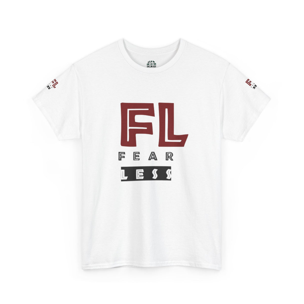 Fearless Graphic Unisex Heavy Cotton Tee - Bold Statement Shirt