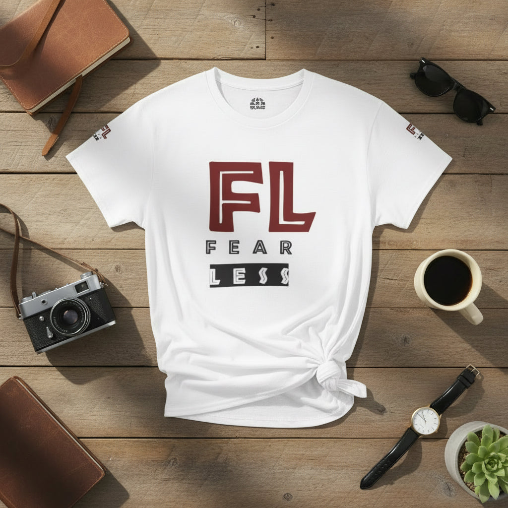 Fearless Graphic Unisex Heavy Cotton Tee - Bold Statement Shirt