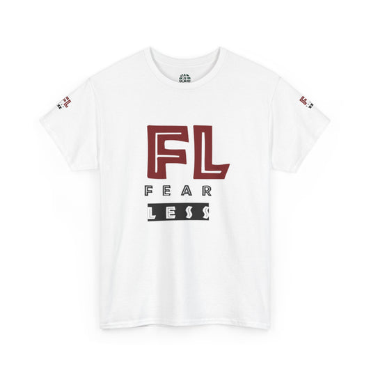 Fearless Graphic Unisex Heavy Cotton Tee - Bold Statement Shirt