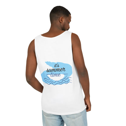 Unisex Summer Time Tank Top - Relaxed Fit Beachwear