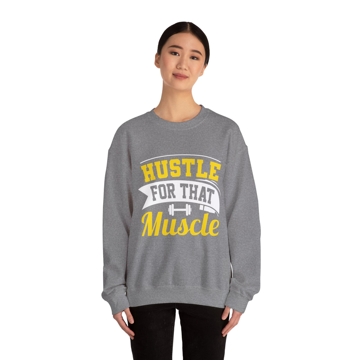 Hustle For That Muscle Sweat-shirt unisexe 