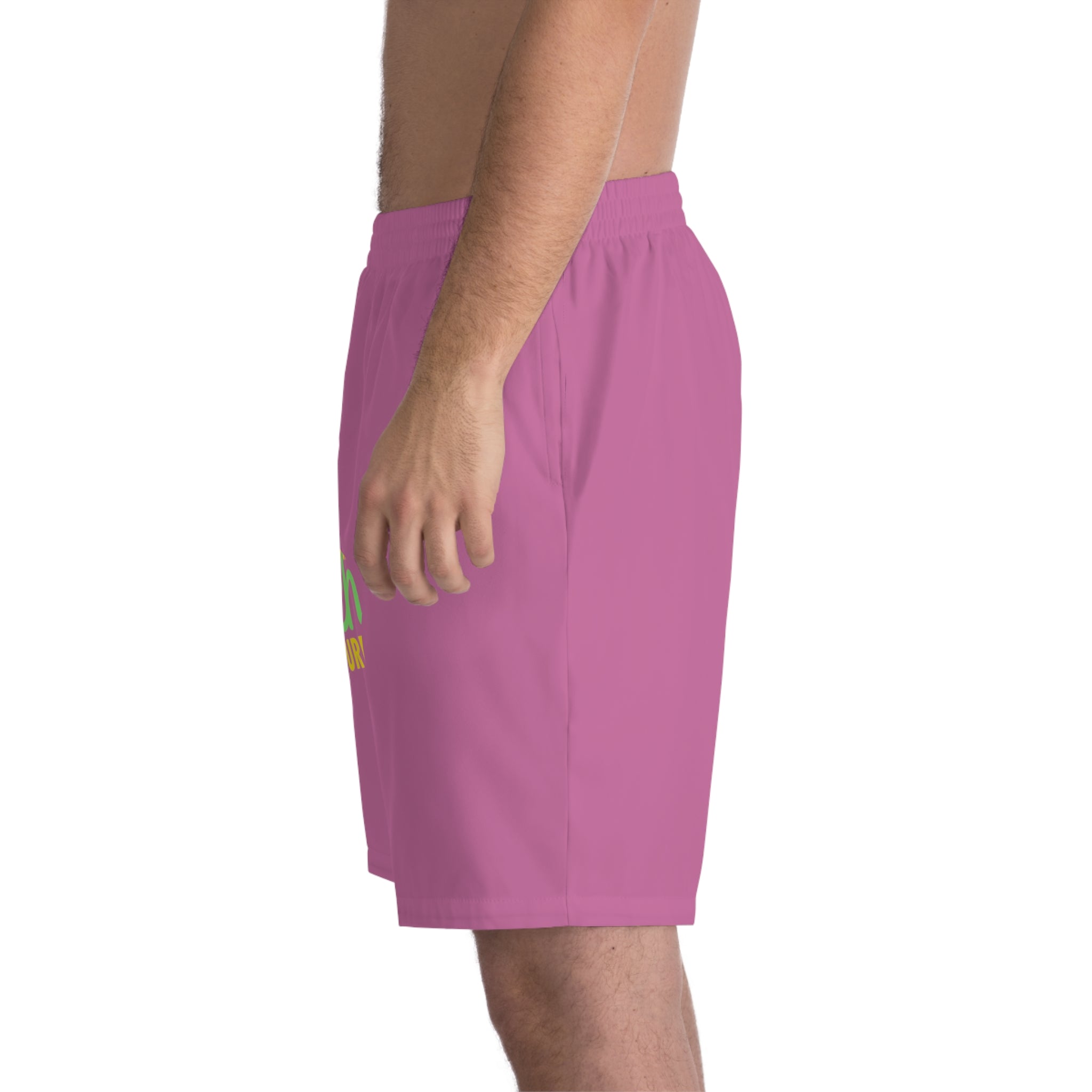 Men's Elastic Beach Shorts (AOP)