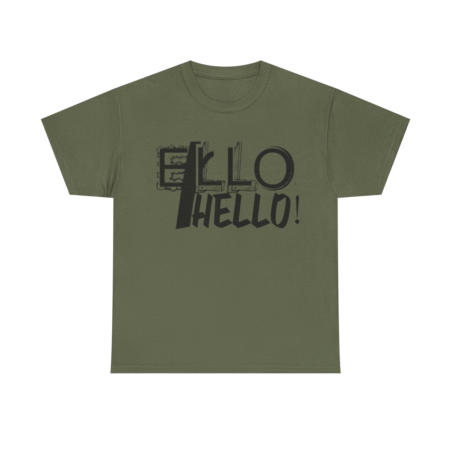 Hello Unisex Tee - Casual and Stylish Cotton T-Shirt for All Occasions